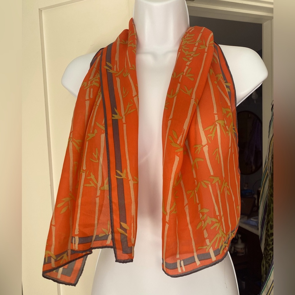 Vintage Vera Neumann chiffon scarf